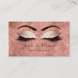 Spark Blush Glitzer Makeup Artist Lashes Visitenkarte