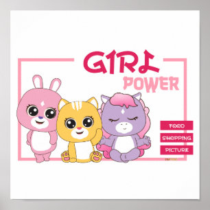 SPARK Frienz Adorable Animal Friends Kunst, Dichtu Poster