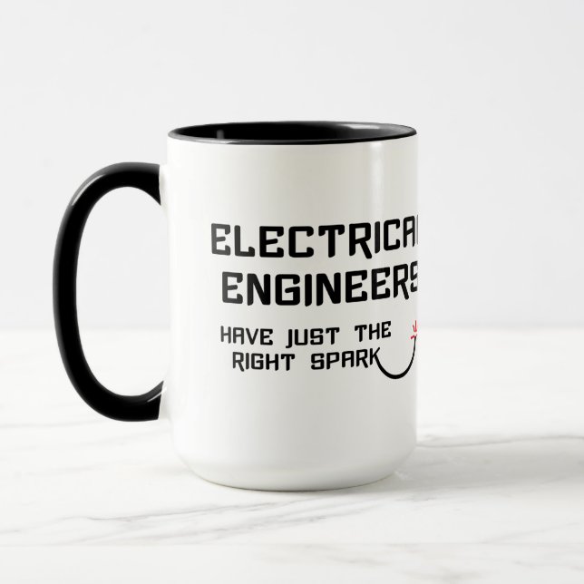 Spark für Elektroingenieure Tasse (Links)
