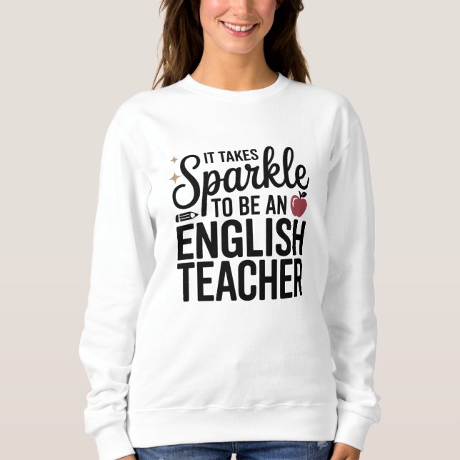 Sparkle als Englischlehrer Sweatshirt (Vorderseite)