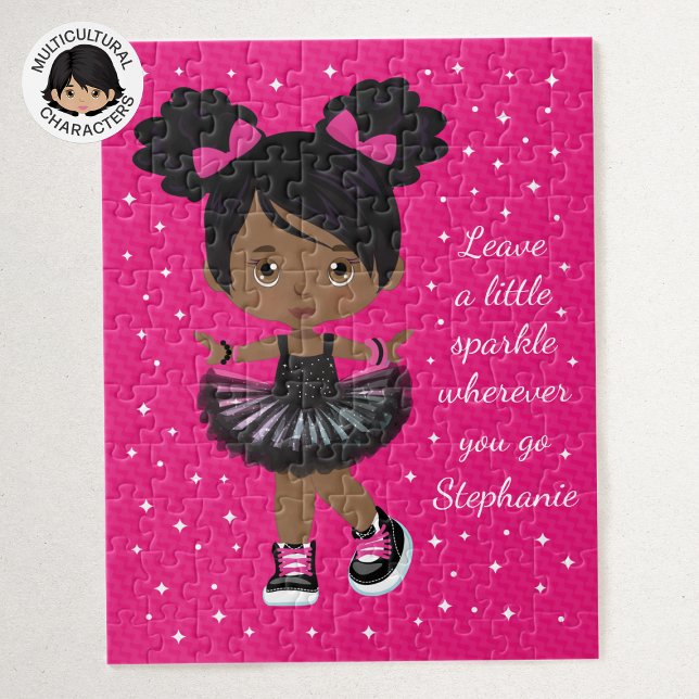 Sparkle Black Girl Personalisiert (Von Creator hochgeladen)