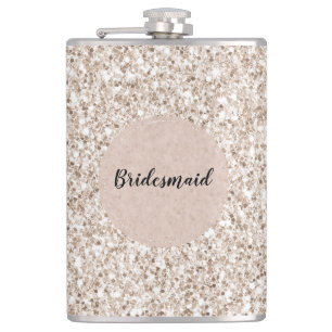 Sparkle Blush Cream Glitz Glitzer Flachmann