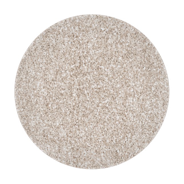 Sparkle Blush Cream Glitz Glitzer         Schneidebrett (Vorderseite)