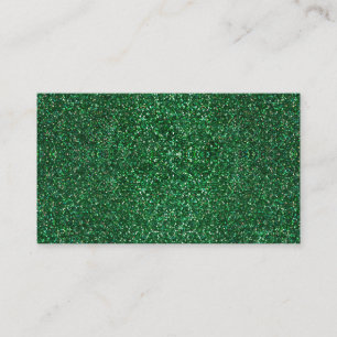 Sparkle Bright Green Dots St Patricks Day Visitenkarte