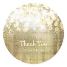 Sparkle Bright Lights Rustic Gold Gefallen