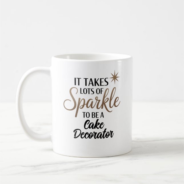 Sparkle Cake Decorator Kaffeetasse (Links)