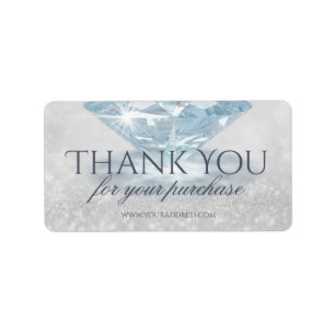 Sparkle Diamond Jewelry Designer Merci Sticker