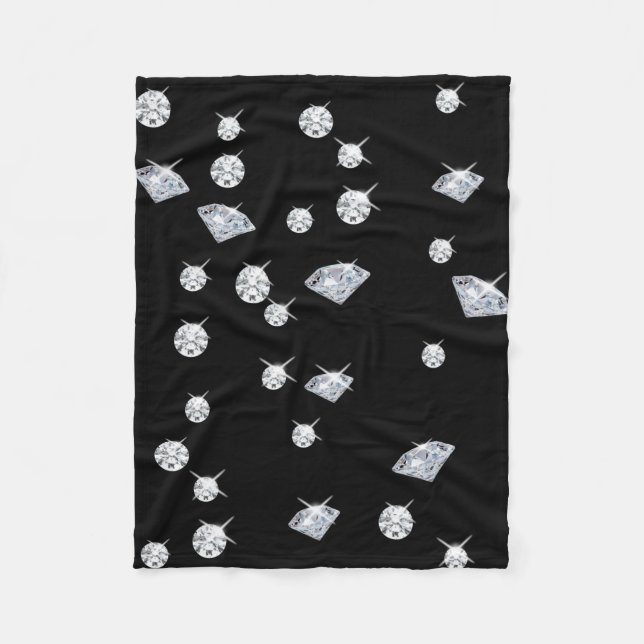Sparkle Diamonds Fleecedecke (Vorderseite)