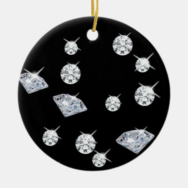 Sparkle Diamonds Keramik Ornament (Vorne)