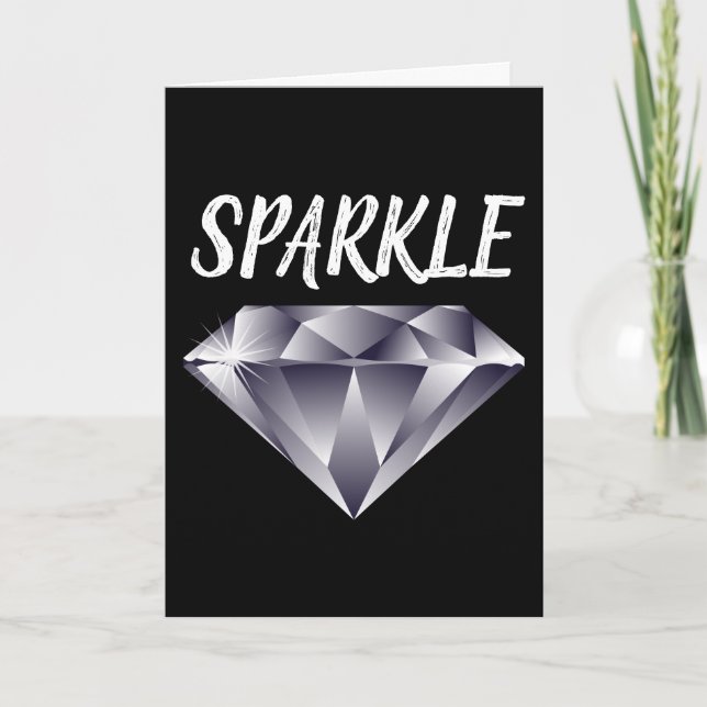 SPARKLE ES IST DEINE GEBURTSTAGSKARTE KARTE (Vorderseite)