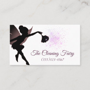 Sparkle Fairy Maid House Reinigungsdienste Visitenkarte