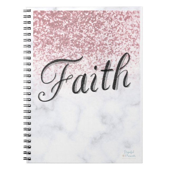 Sparkle Faith - Notebook Notizblock (Vorderseite)