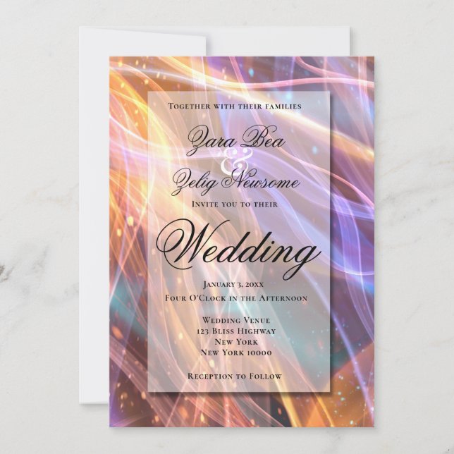 Sparkle-Feierlichkeiten für Neujahr Ankündigung (Vorderseite)