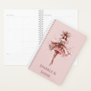 Sparkle Girl in Rosa Gold Dress Planer