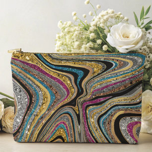 Sparkle Glam glänzende, geistliche Marmorkunst Zubehörtasche