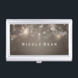 Sparkle Glamour Glittery Glam Business Card Inhabe Visitenkarten Etui<br><div class="desc">Sparkle Glamour Glittery Glam Business Card Inhaber. Passen Sie den Text an oder verließ ihn leer.</div>