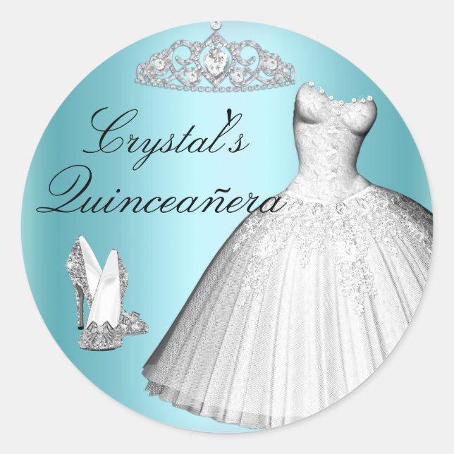 Sparkle Glitzer Dress & Heelses Sticker (Vorderseite)