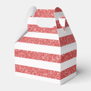 Sparkle Glitzer Look Stripes Bevorzugte Felder Geschenkschachtel
