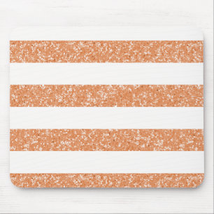 Sparkle Glitzer Look Stripes Mousepad