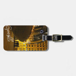 Sparkle Holiday Fotokarte Gepäckanhänger