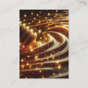 Sparkle Honey Psalm 19:9–11 KJV Karton Visitenkarte