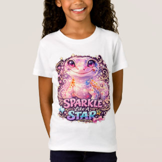 SPARKLE LIKE A STAR - Gecko fine jersey T-shirt