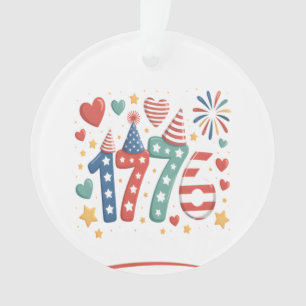 Sparkle like It's 1776 4. Juli Feuerwerk Ornament