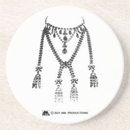 SPARKLE Marie Antoinette's Diamond Necklace Getränkeuntersetzer