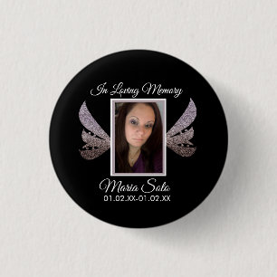 Sparkle Memorial Funeral Bestattungsflügel  Button