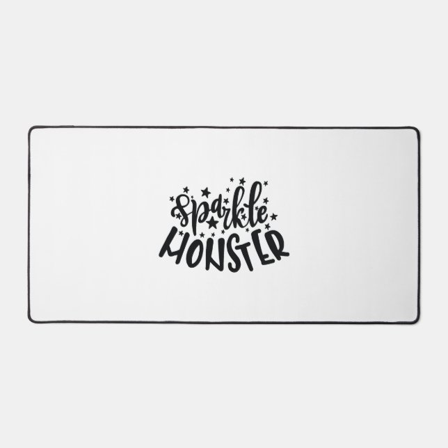Sparkle Monster Halloween Schreibtischunterlage (Vorderseite)