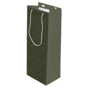 Sparkle Moss Weinbeutel - individuell anpassbar Geschenktüte Für Weinflaschen