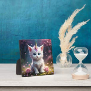 "Sparkle Paws: Die verzauberte Einhornkugel" Fotoplatte