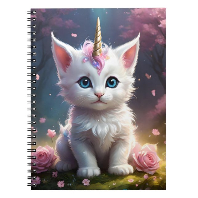 "Sparkle Paws: Die verzauberte Einhornkugel" Notizblock (Vorderseite)