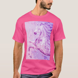 Sparkle Pferde Pinks und Lavendel T-Shirt