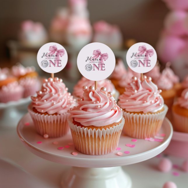 Sparkle Pink Coquette Bow 1. Geschenkanhänger (Von Creator hochgeladen)