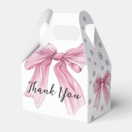 Sparkle Pink Coquette Bow 1. Geschenkschachtel