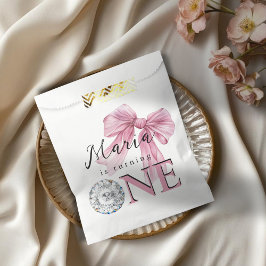 Sparkle Pink Coquette Bow 1. Geschenktütchen