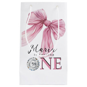 Sparkle Pink Coquette Bow 1. Kleine Geschenktüte