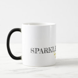 Sparkle Pop Fizz Fappy Neujahr Schwarzer Gold Spaß Verwandlungstasse