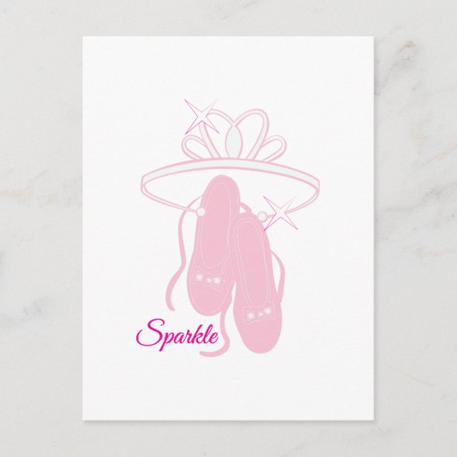 Sparkle Postkarte (Vorderseite)