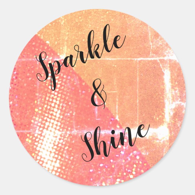 Sparkle & Shine Custom Stickers (Vorderseite)