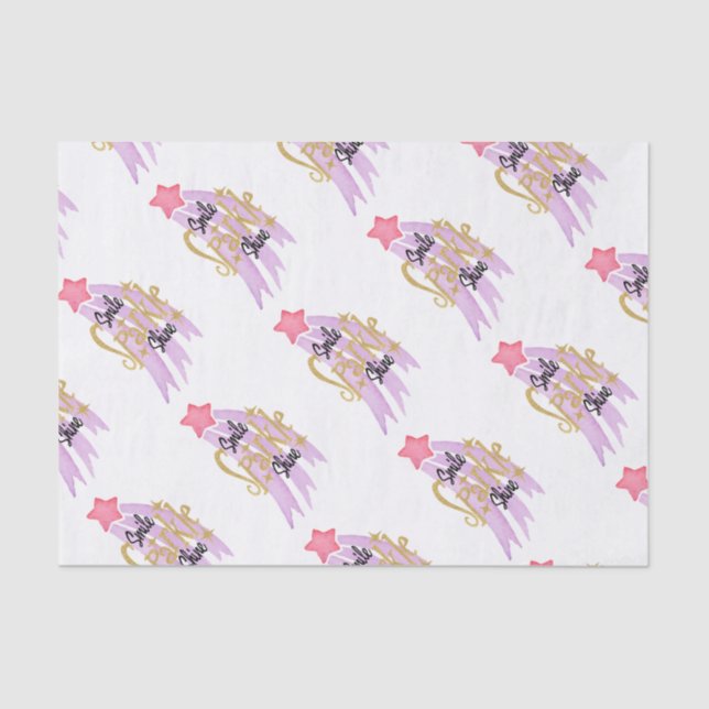 Sparkle Shine Star Seidenpapier (Vorderseite)