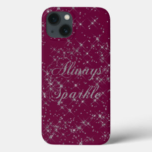 Sparkle Silver Glitzer Case-Mate iPhone Hülle