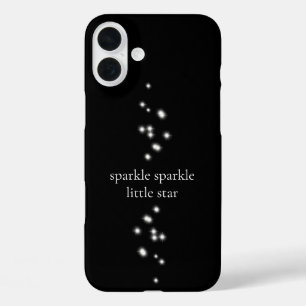 Sparkle Sparkle Little Star Black Starlight iPhone 16 Plus Hülle