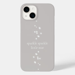 Sparkle Sparkle Little Star Silver Grau Starlight iPhone 16 Hülle