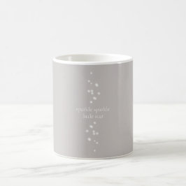 Sparkle Sparkle Little Star Silver Grau Starlight Kaffeetasse