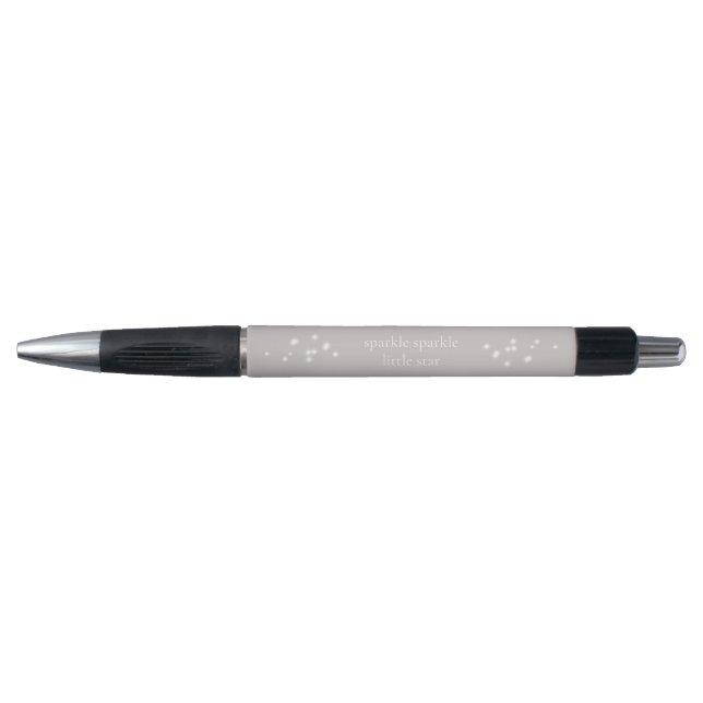 Sparkle Sparkle Little Star Silver Grau Starlight Kugelschreiber (Vorderseite)