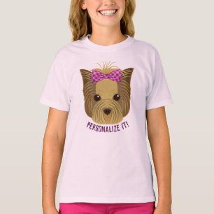 Sparkle Yorkie Yorkshire Terrier Welpe Hund Glitze T-Shirt
