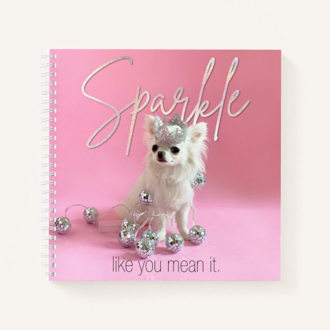 SparkleJoy Gemein It 8,5" x 8,5" Notebook Notizbuch (Vorderseite)