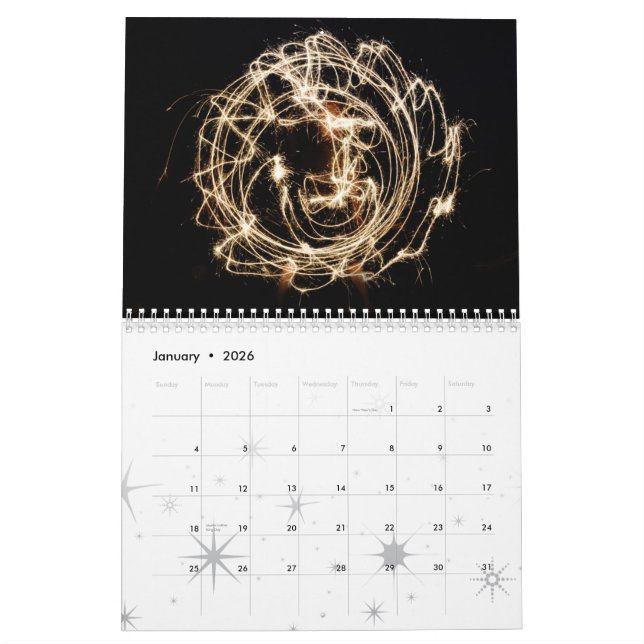 SparklerArt Daten Kalender (Jan 2026)